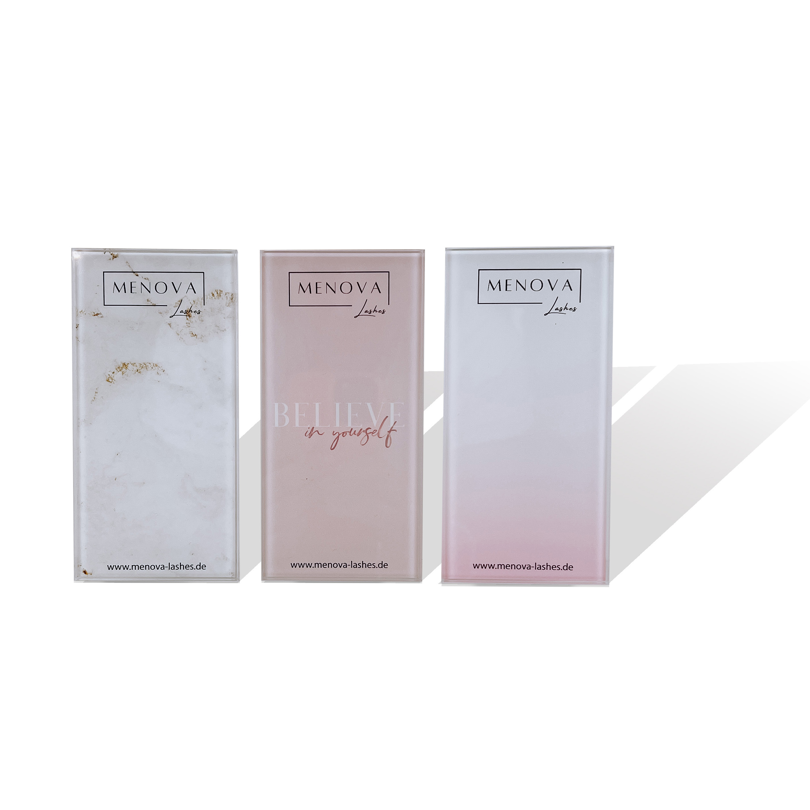 Wimpernplatte Glas
